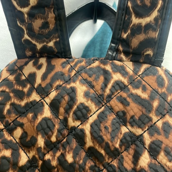 Victorias Secret Leopard Backpack with chain detail main image 11